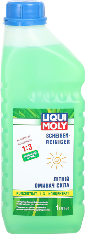 Рідина для склоомивоча LIQUI MOLY, концентрат яблуко,літо, 0 °С, 1л